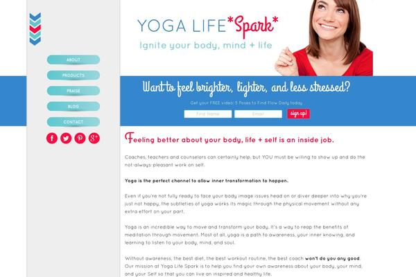 yogalifespark.com site used Brittany