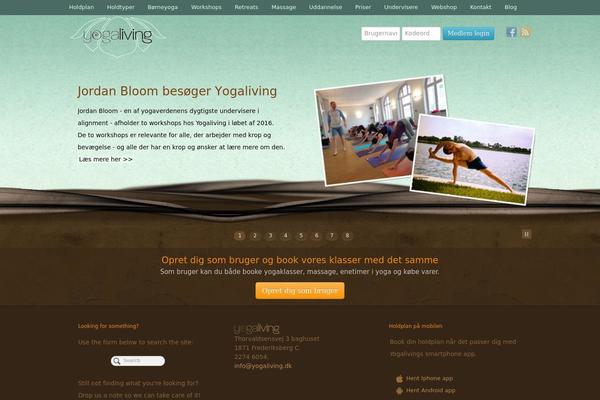 yogaliving.dk site used Yogaliving