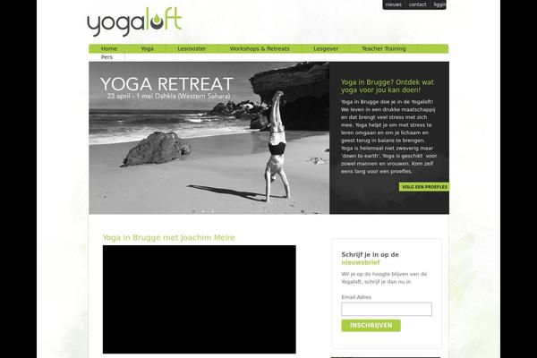 yogaloft.be site used Yogaloft