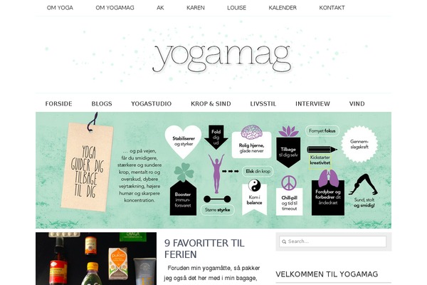 yogamag.dk site used Easy Blog