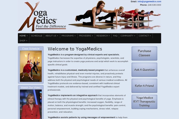 yogamedics.com site used Tpl-3.2.0