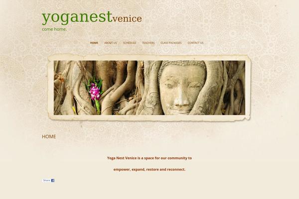 yoganestvenice.com site used Bistro