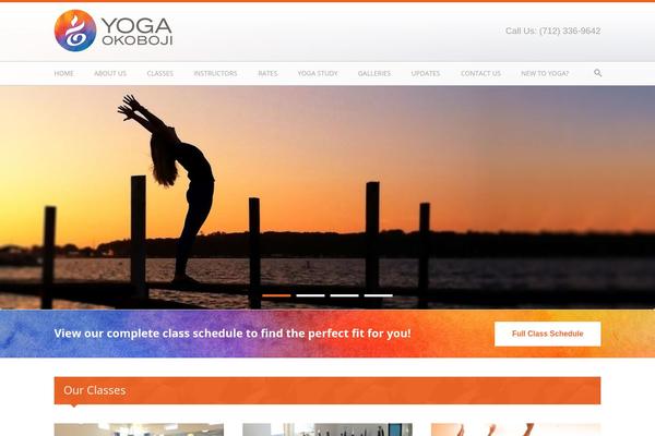 yogaokoboji.com site used Yoga-okoboji