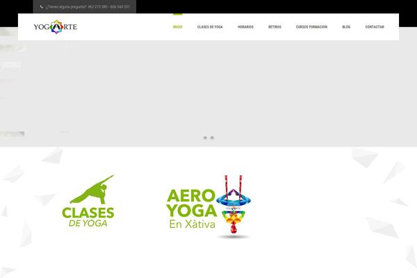 yogarte.es site used Yogarte2