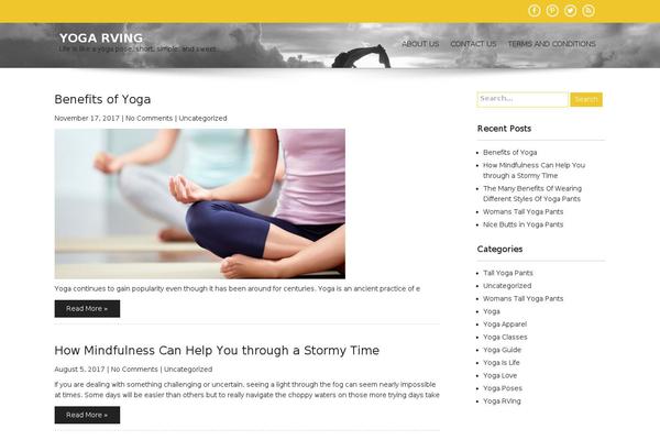 yogarving.com site used Inventor