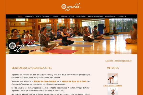yogashala.cl site used Yoga