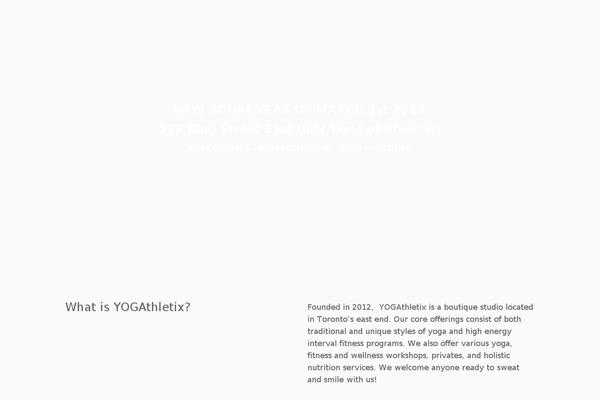 yogathletix.com site used Yogathletix