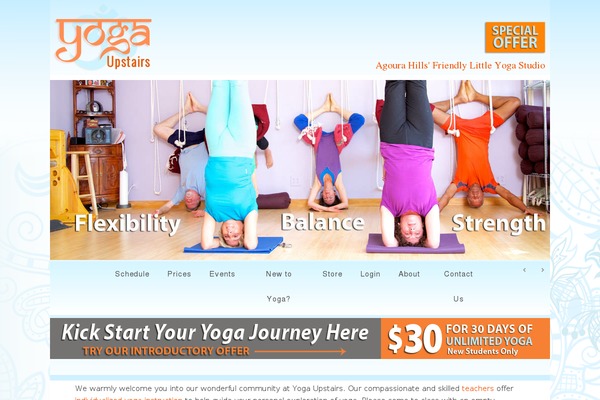 yogaupstairs.com site used Yoga-upstairs-think
