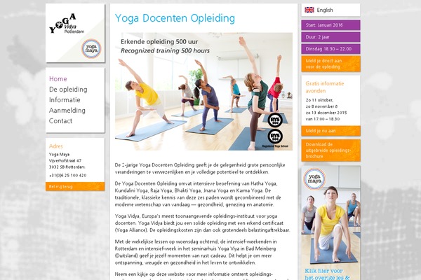 yogavidya-rotterdam.nl site used Docentenopleiding