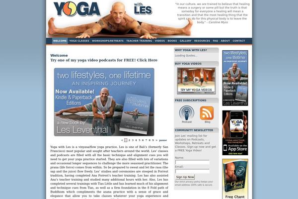 yogawithles.com site used Yoga_with_les