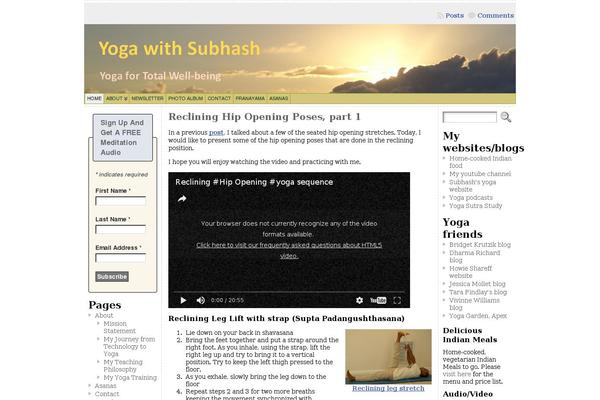 WordPress website example screenshot