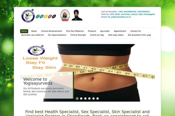 yogisayurveda.com site used Myhealth