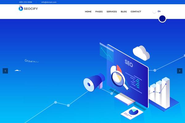 Seocify theme site design template sample