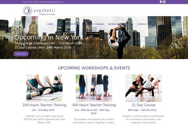Yoga-fit theme site design template sample