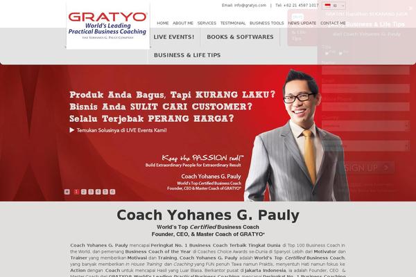 yohanesgpauly.com site used Gratyoblue