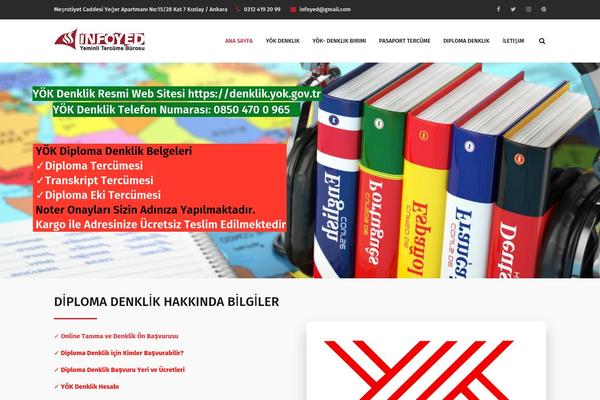 Redbiz theme site design template sample