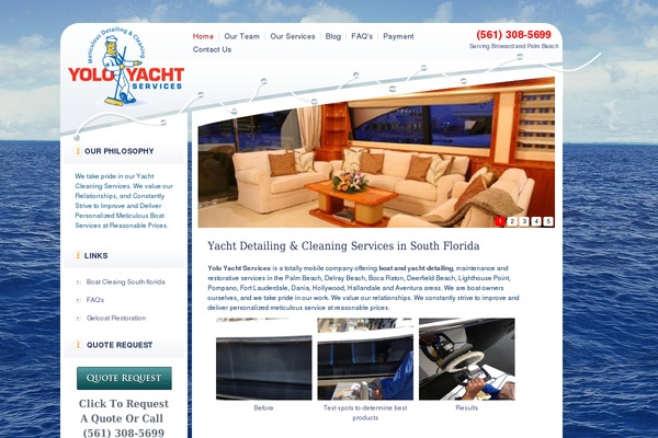 yoloyachtservices.com site used Theme856