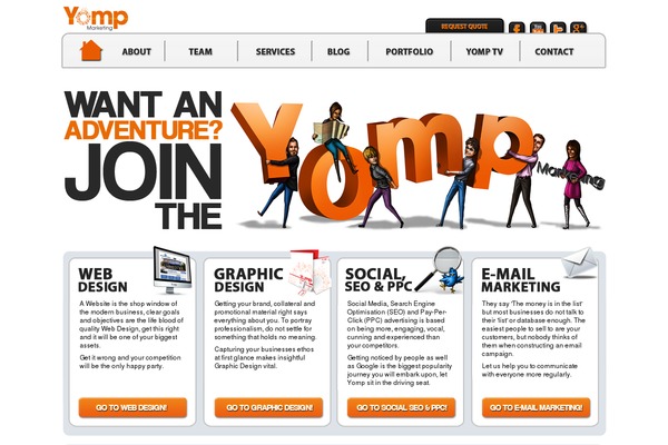 yompmarketing.com site used Yomp