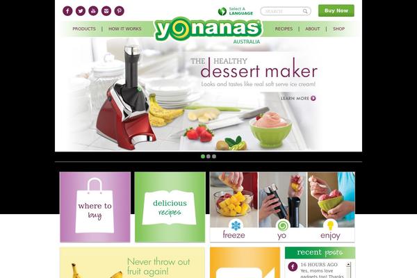 yonanas.com.au site used Yonanas