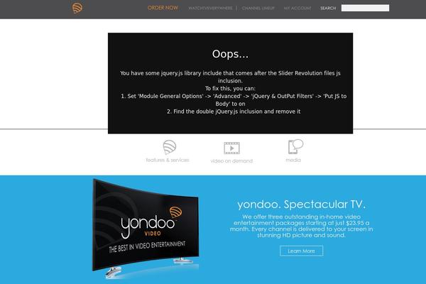yondoo.tv site used Happenstance-child