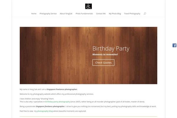 WordPress website example screenshot