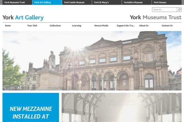 yorkartgallery.org.uk site used Museumtrust