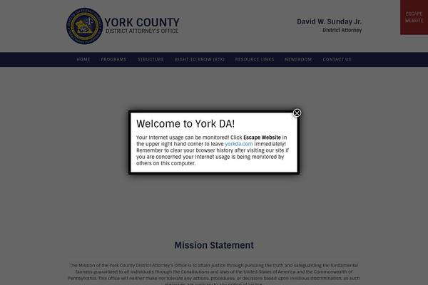 yorkda.com site used Dynamik Gen