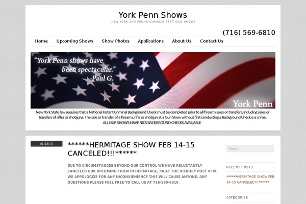 yorkpennshows.com site used Skirmish