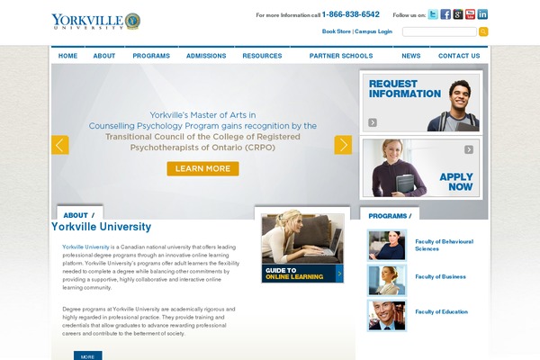 yorkvilleu.ca site used Yorkvilleuniversity