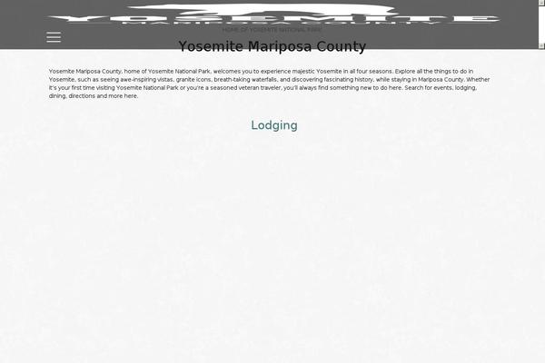 Yosemite theme site design template sample