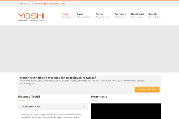 yoshipolska.pl site used Yoshi