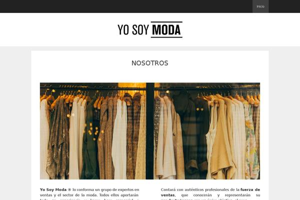 Moda theme site design template sample