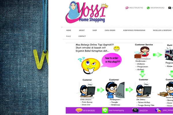 yossi-homeshopping.com site used Mantel