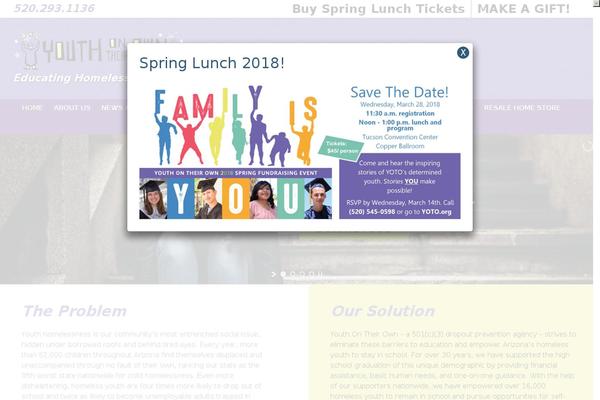 Thempera Child theme site design template sample
