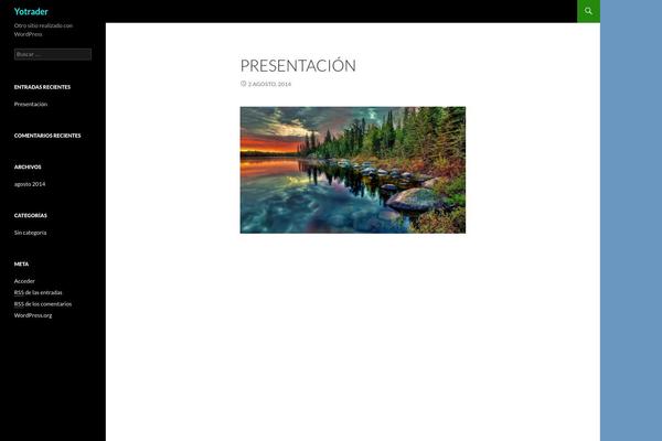 WordPress website example screenshot
