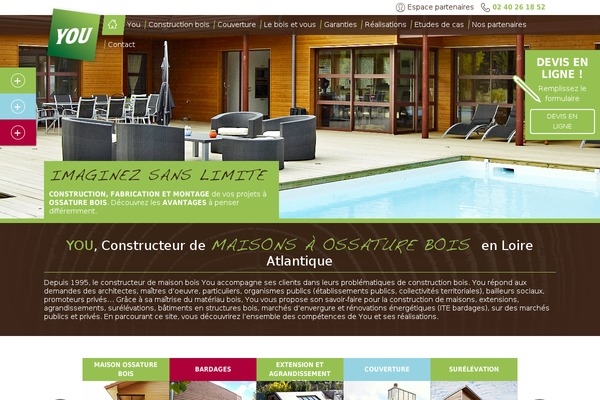 you-charpentebois.fr site used Plune-wordpress