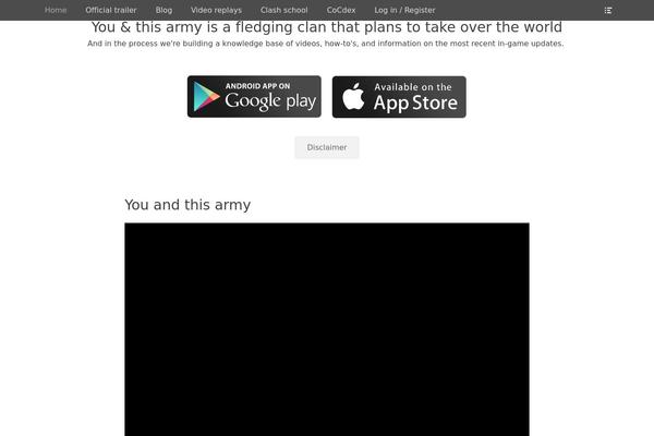 youandthisarmy.com site used Full Frame