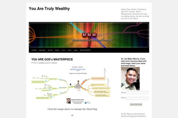 Twenty Ten theme site design template sample
