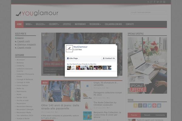 Jarida theme site design template sample