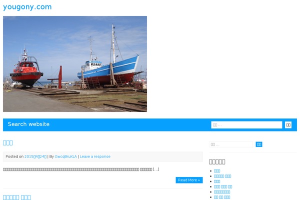 WordPress website example screenshot