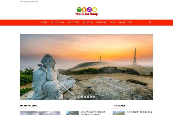 Newspaper theme site design template sample