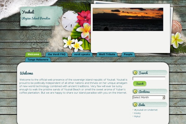 youkali.com site used Tropical_paradise