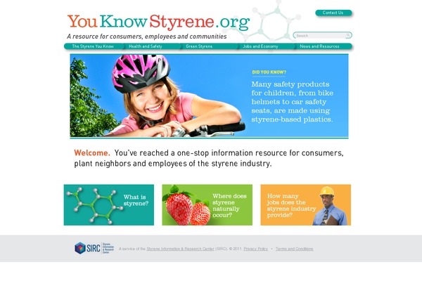 youknowstyrene.org site used Atmosphere-pro