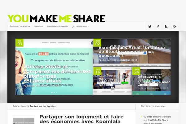 youmakemeshare.fr site used Consocollab