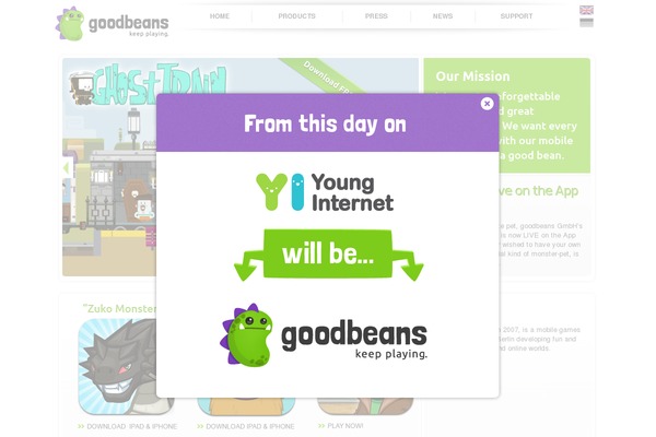 young-internet.com site used Yi