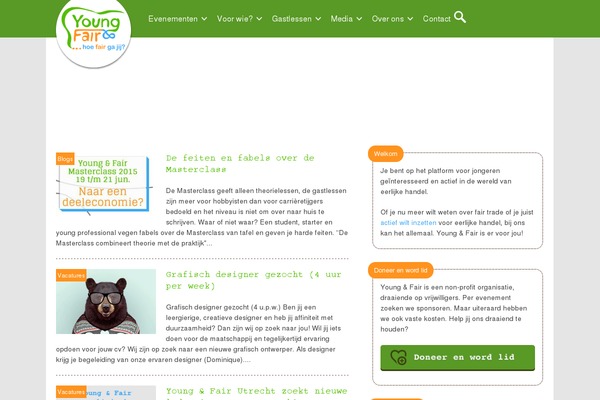 youngandfair.nl site used Youngandfair
