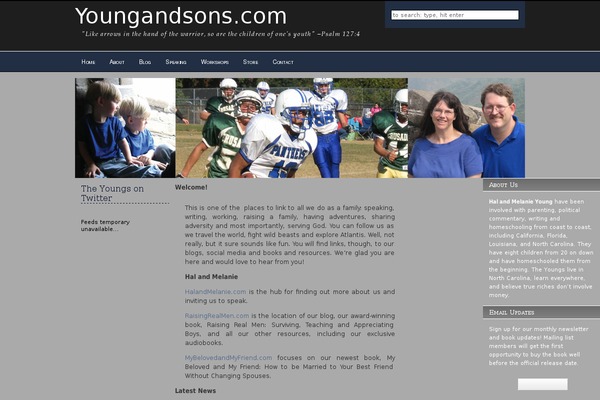 WordPress website example screenshot