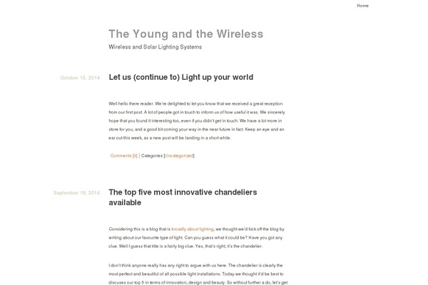 Minimous theme site design template sample