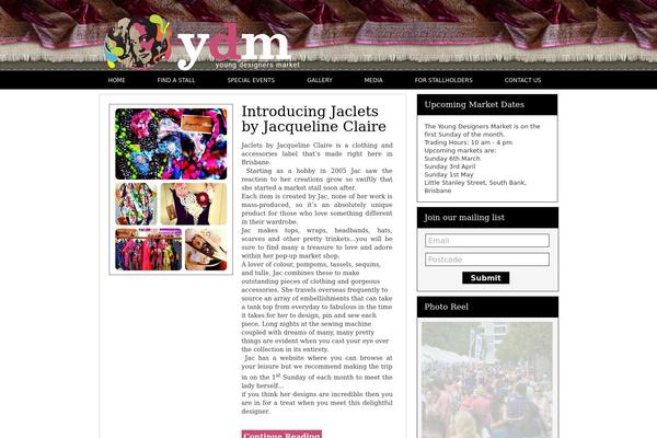 youngdesignersmarket.com.au site used Thepav