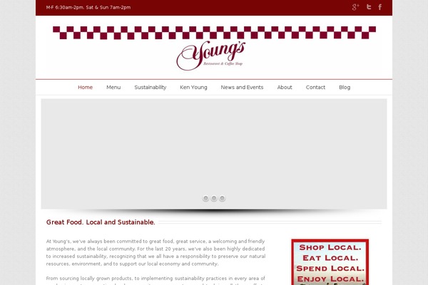 WordPress website example screenshot